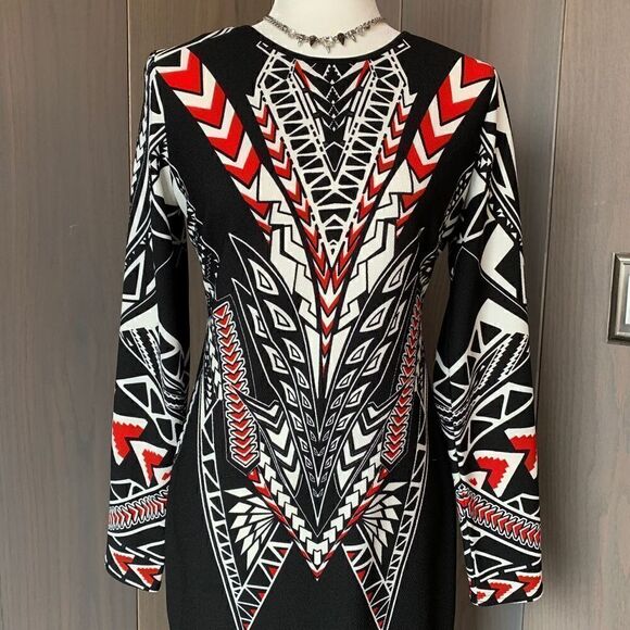 BISOU BISOU Dress Polynesian Print 8 - Picture 2 of 12